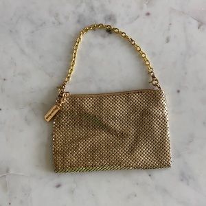 Whiting & Davis Gold Mesh Bag  Pochette Clutch